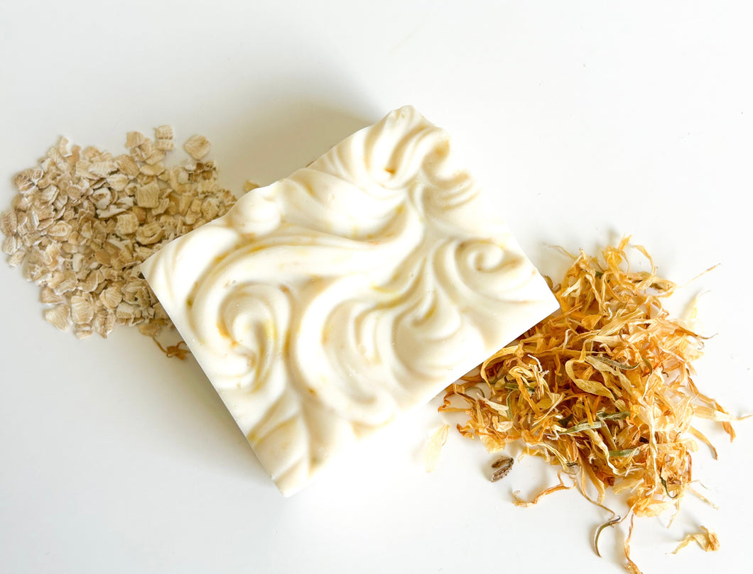 Calendula Oatmeal Eczema Sea Moss  Bar